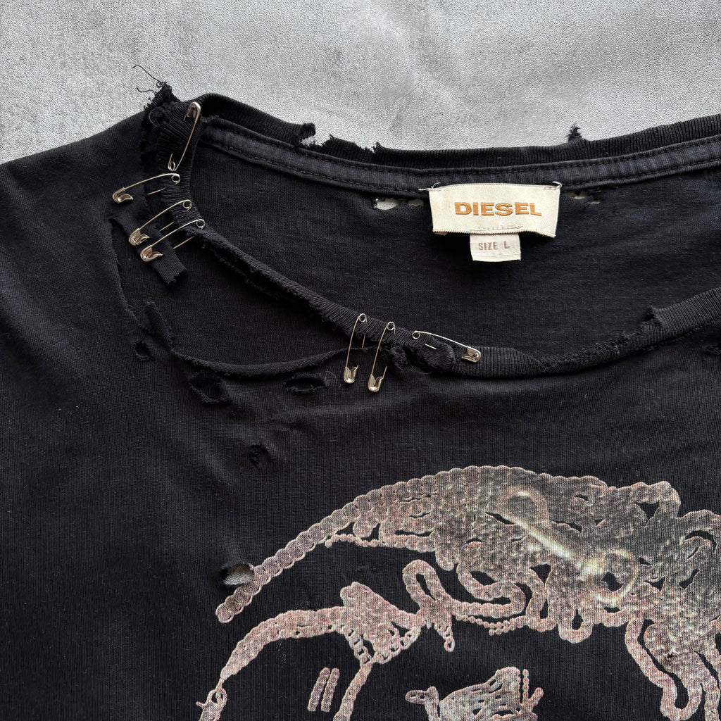 DIESEL DISTRESSED T-SHIRT