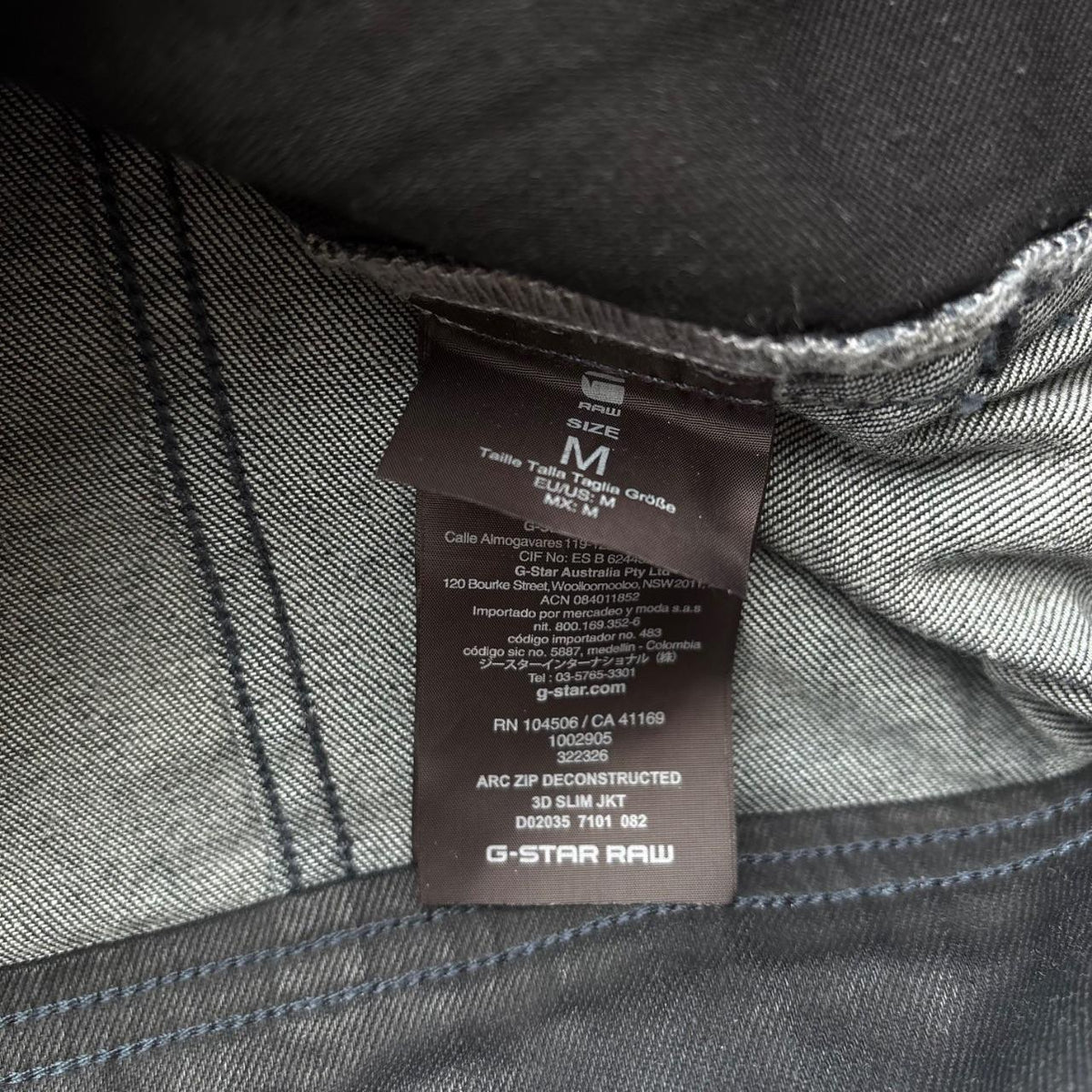 G-STAR WAXED JACKET