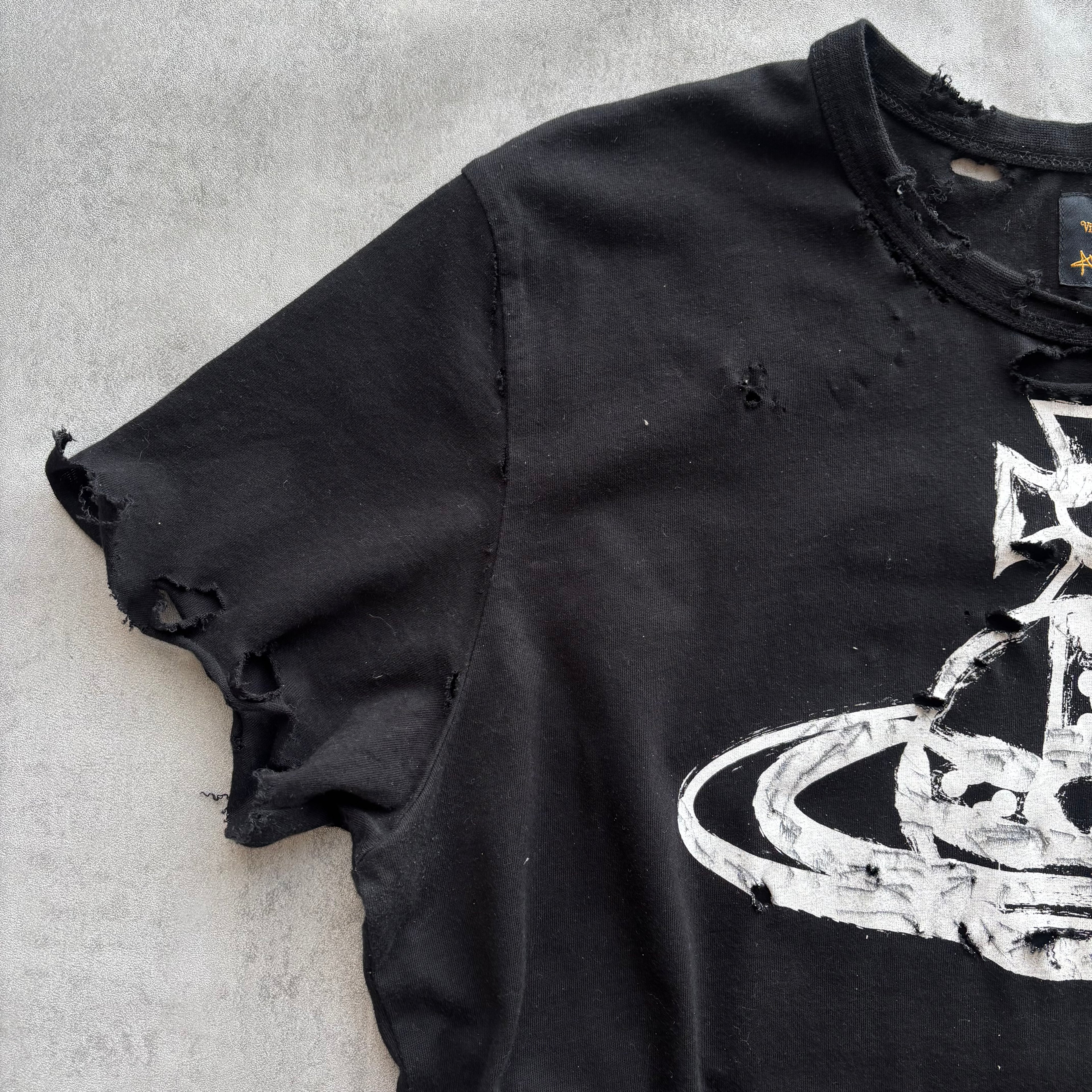 VIVIENNE WESTWOOD DISTRESSED T-SHIRT