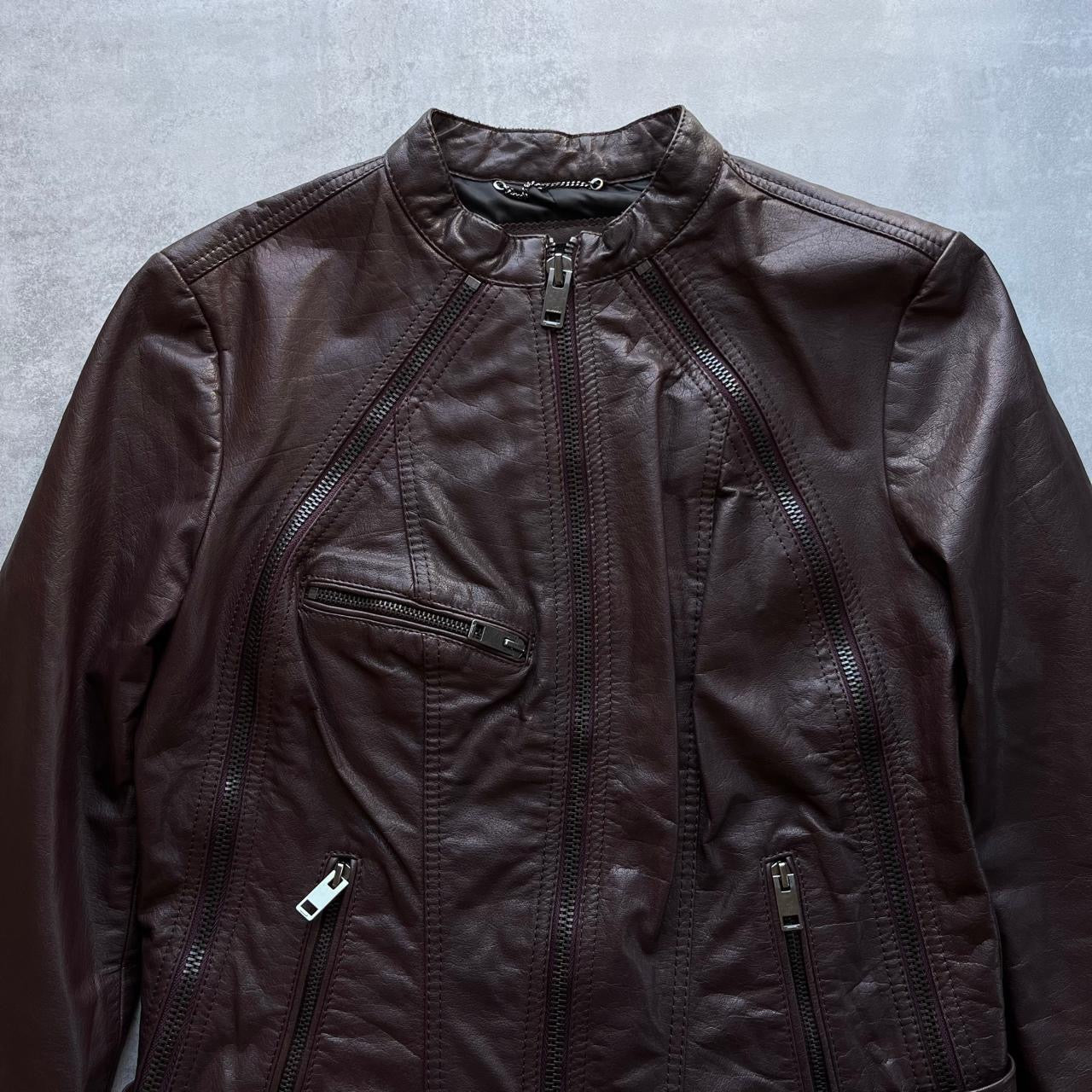 DIESEL LEATHER BIKER JACKET