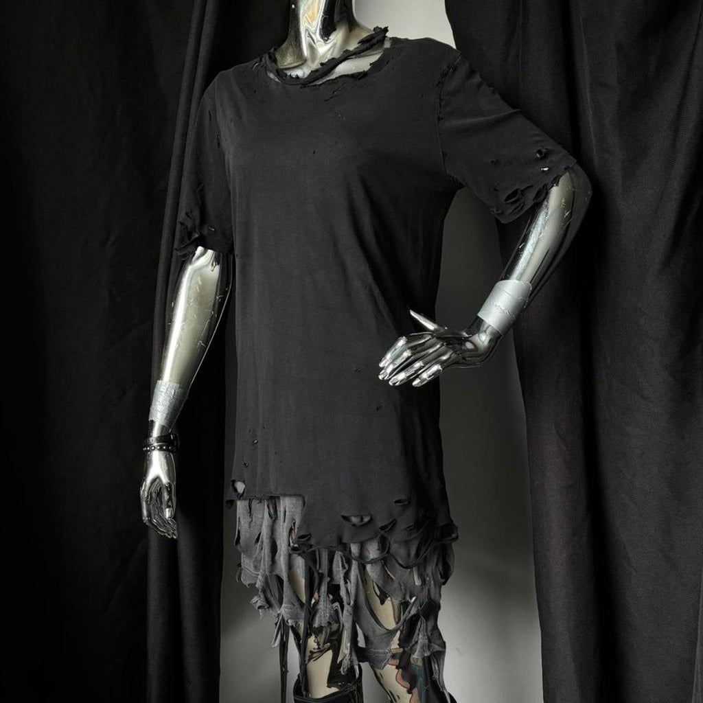 VIVIENNE WESTWOOD DISTRESSED T-SHIRT