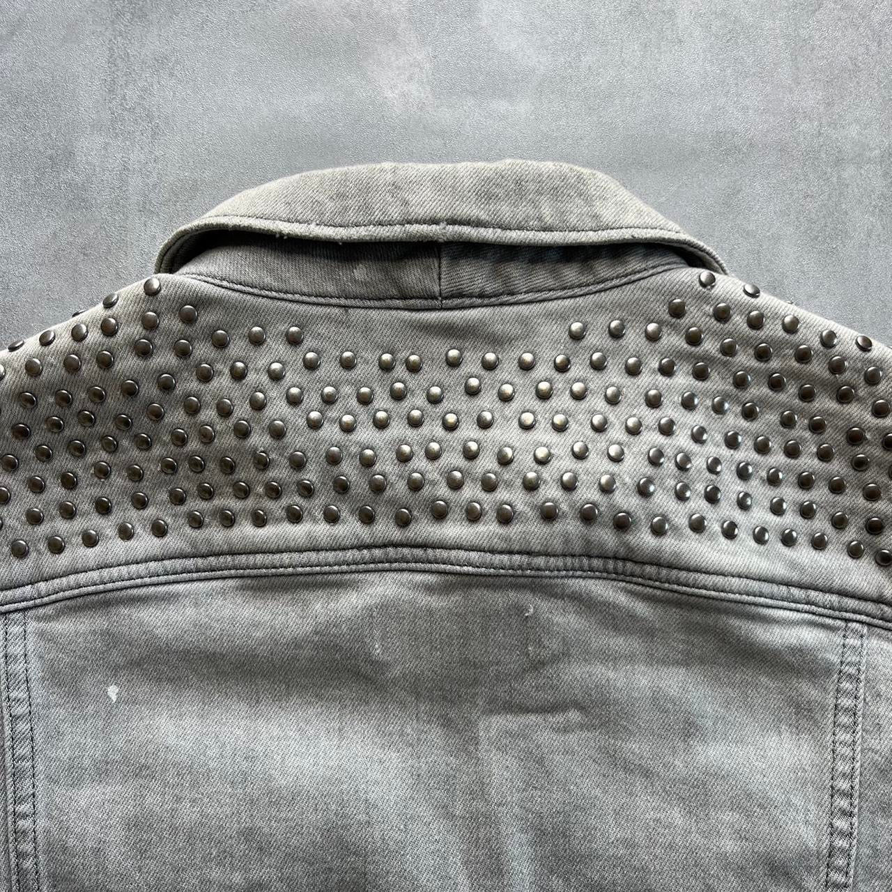 G-STAR STUDDED DENIM JACKET
