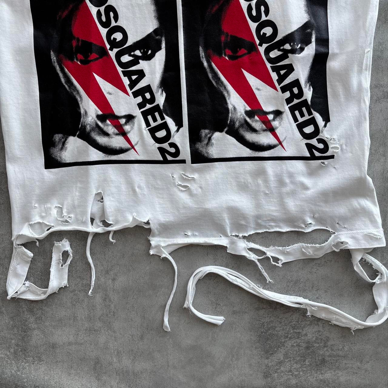 DSQUARED2 DISTRESSED T-SHIRT