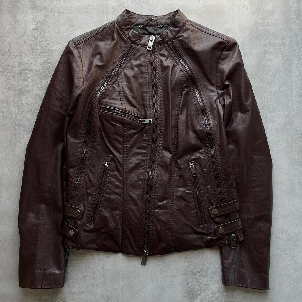DIESEL LEATHER BIKER JACKET