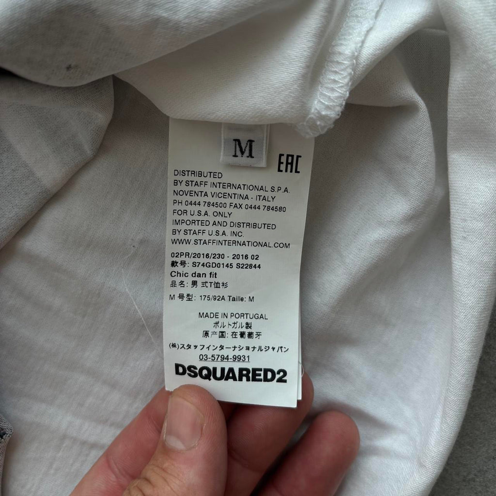 DSQUARED2 DISTRESSED TOP
