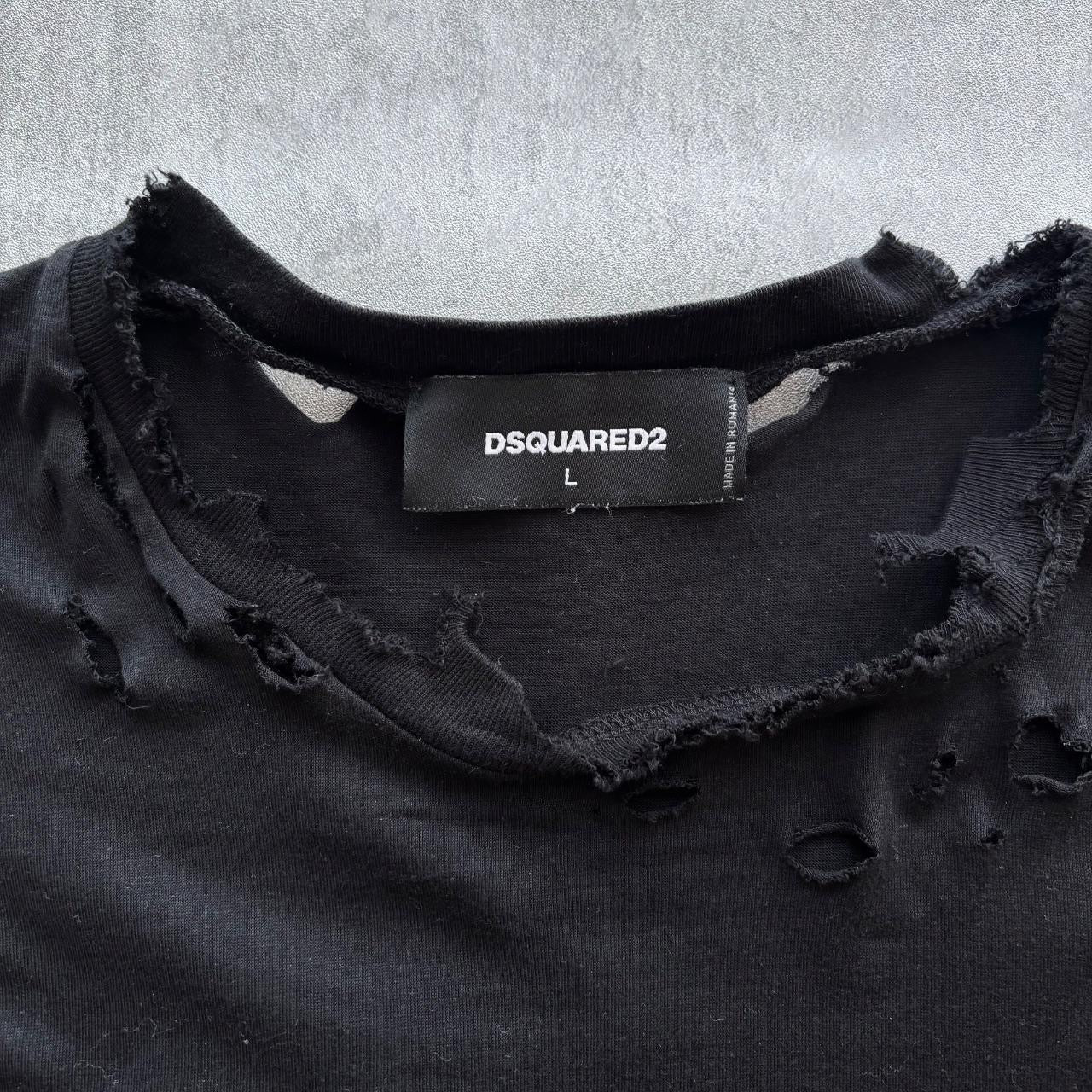 DDQUARED2 DISTRESSED T-SHIRT
