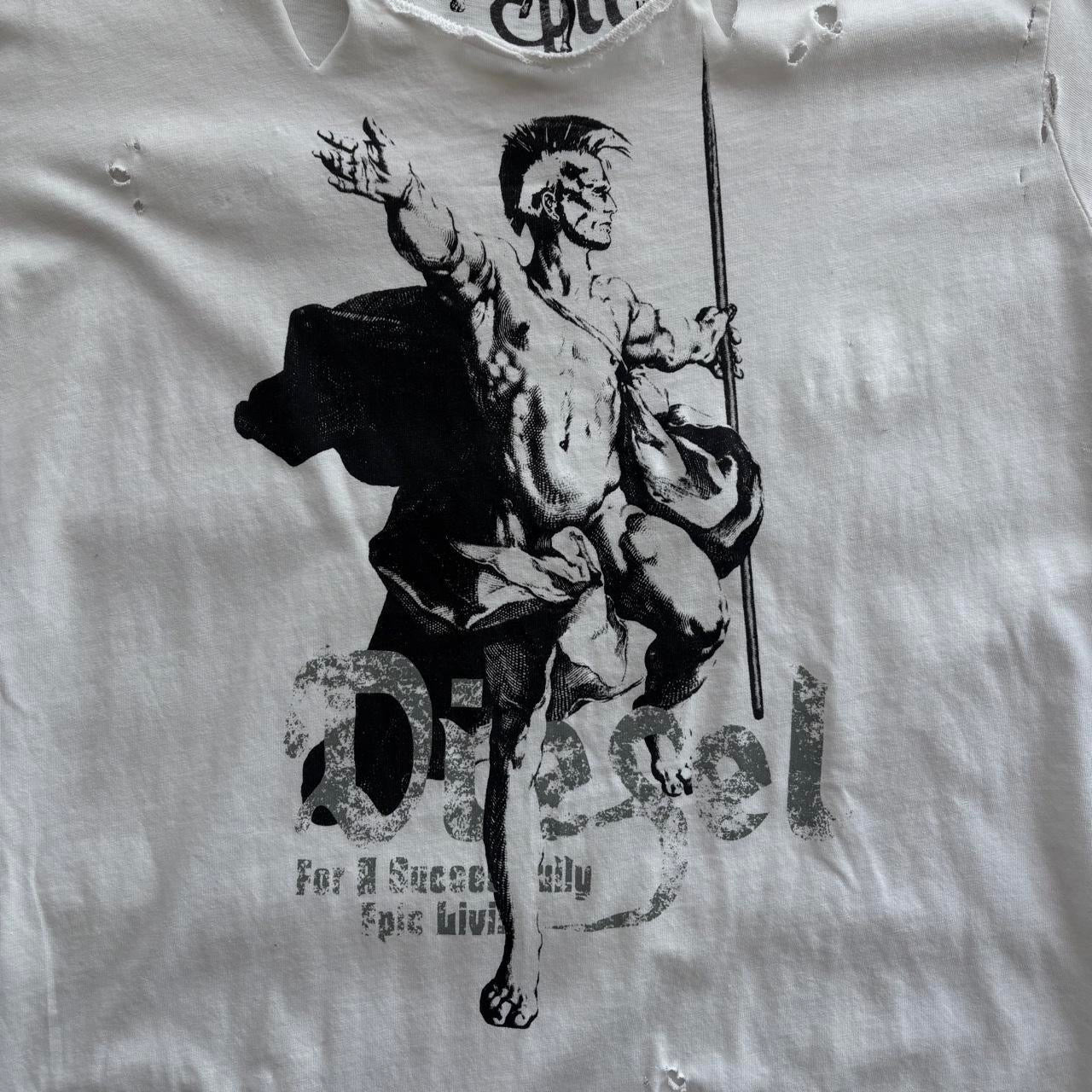 DIESEL DISTRESSED T-SHIRT