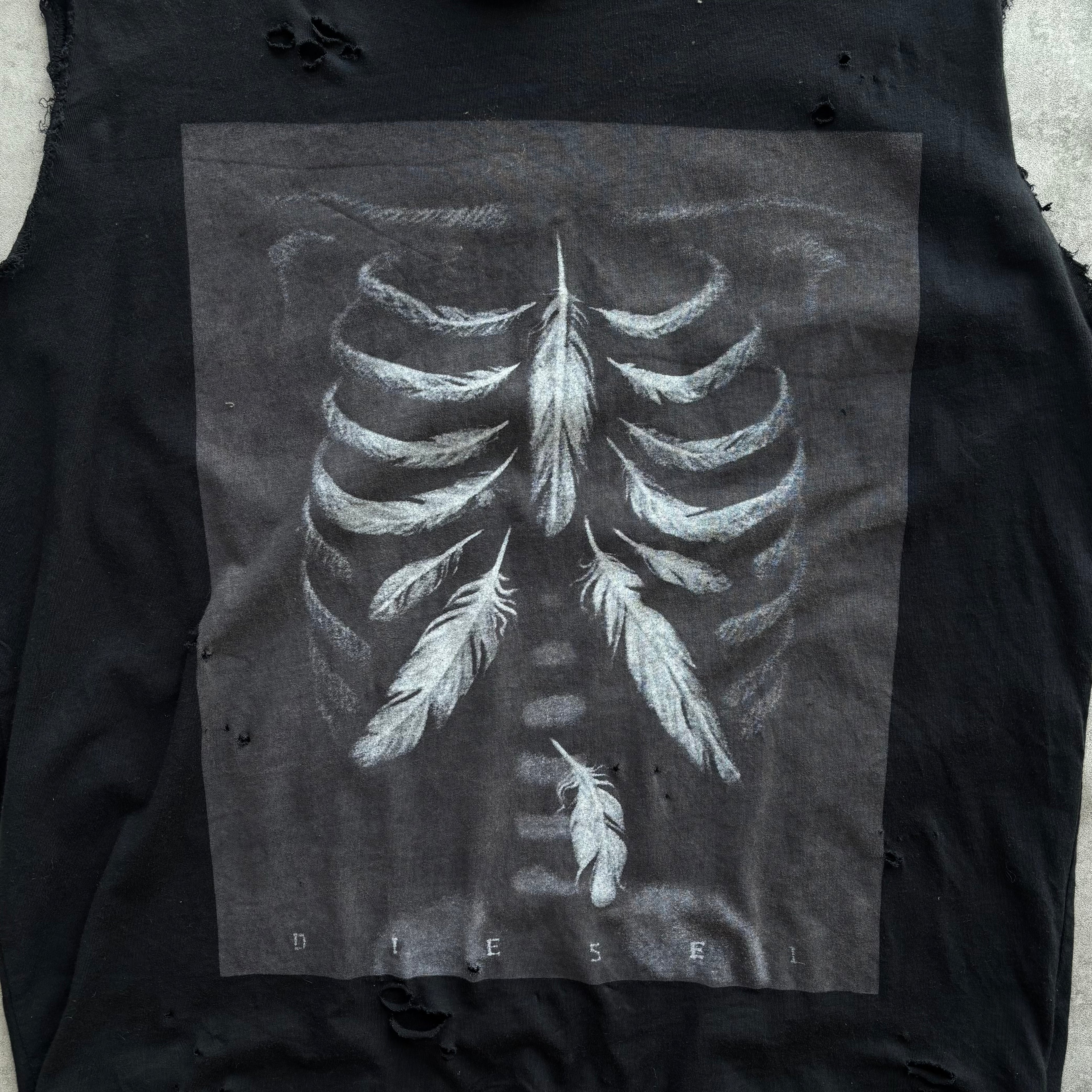 DIESEL DISTRESSED TOP