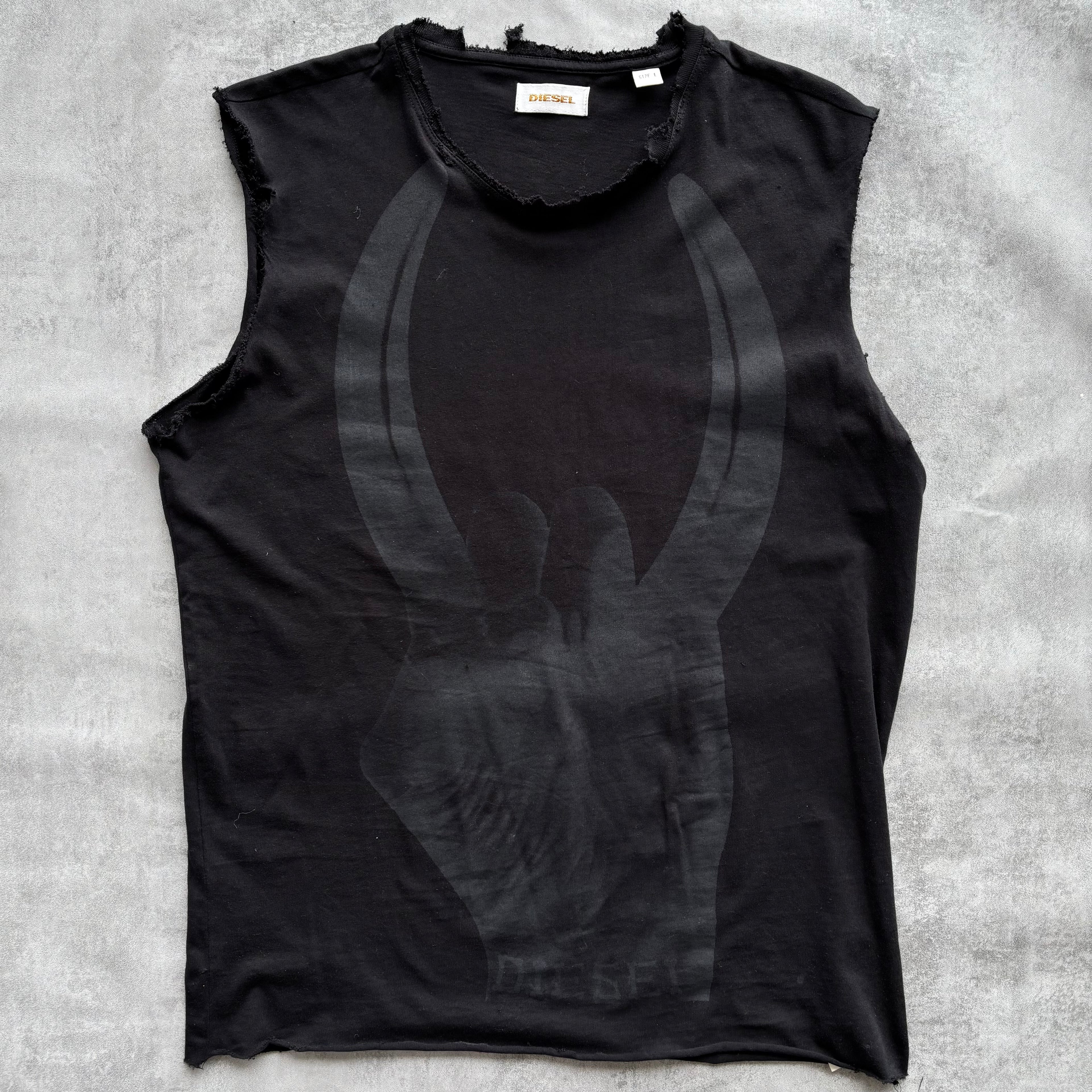 DIESEL DISTRESSED TOP