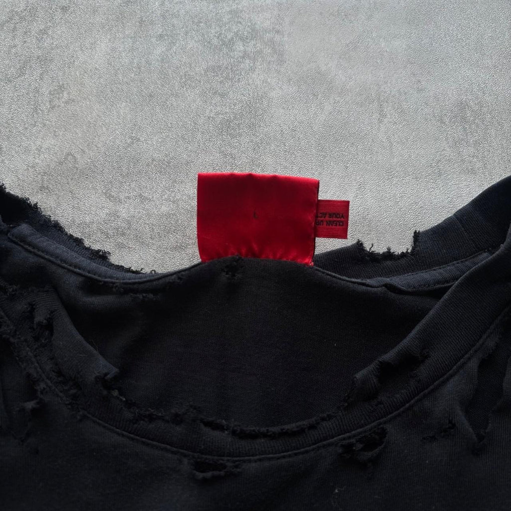 HUGO BOSS DISTRESSED T-SHIRT