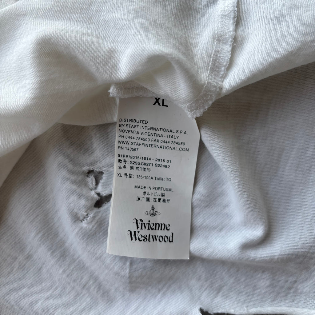 VIVIENNE WESTWOOD DISTRESSED T-SHIRT