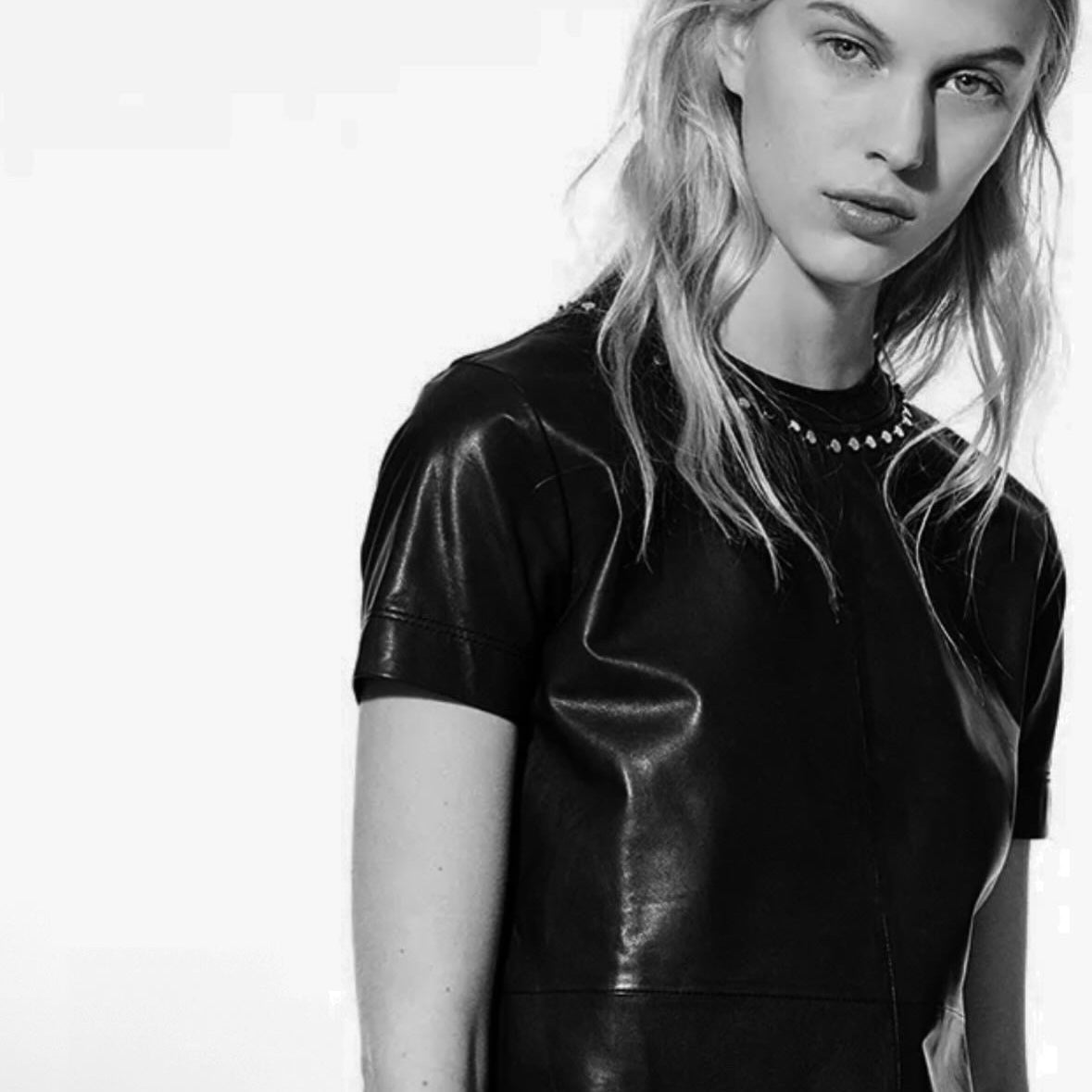 DIESEL BLACK GOLD FW15 LEATHER TOP