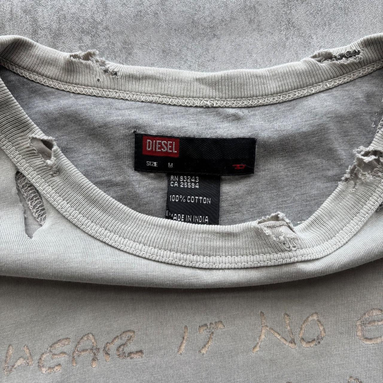 DIESEL DISTRESSED LONG SLEEVE