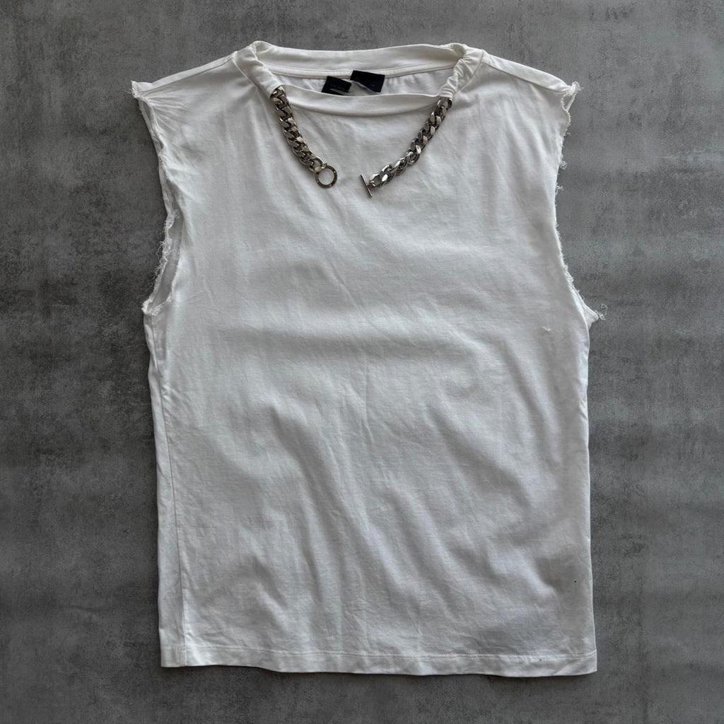 DIESEL DISTRESSED CHAIN TOP