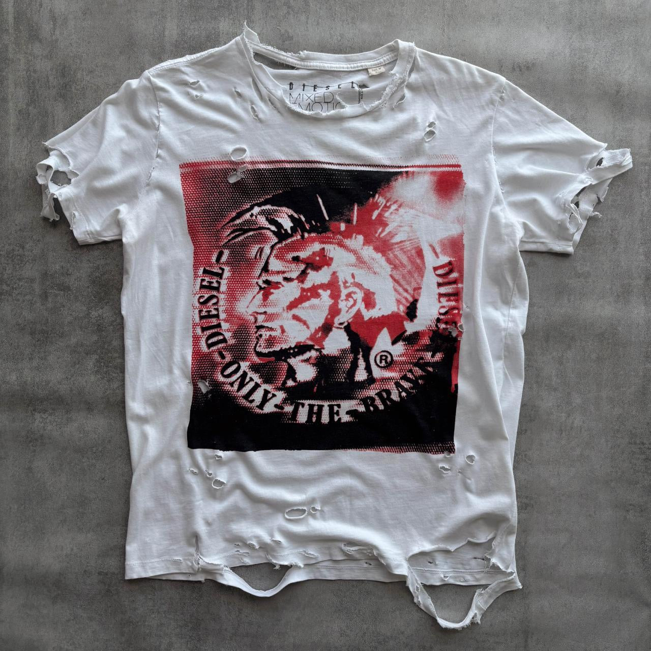 DIESEL DISTRESSED T-SHIRT