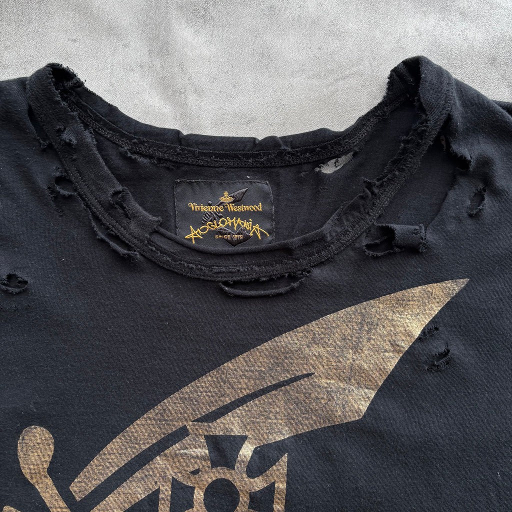 VIVIENNE WESTWOOD DISTRESSED T-SHIRT