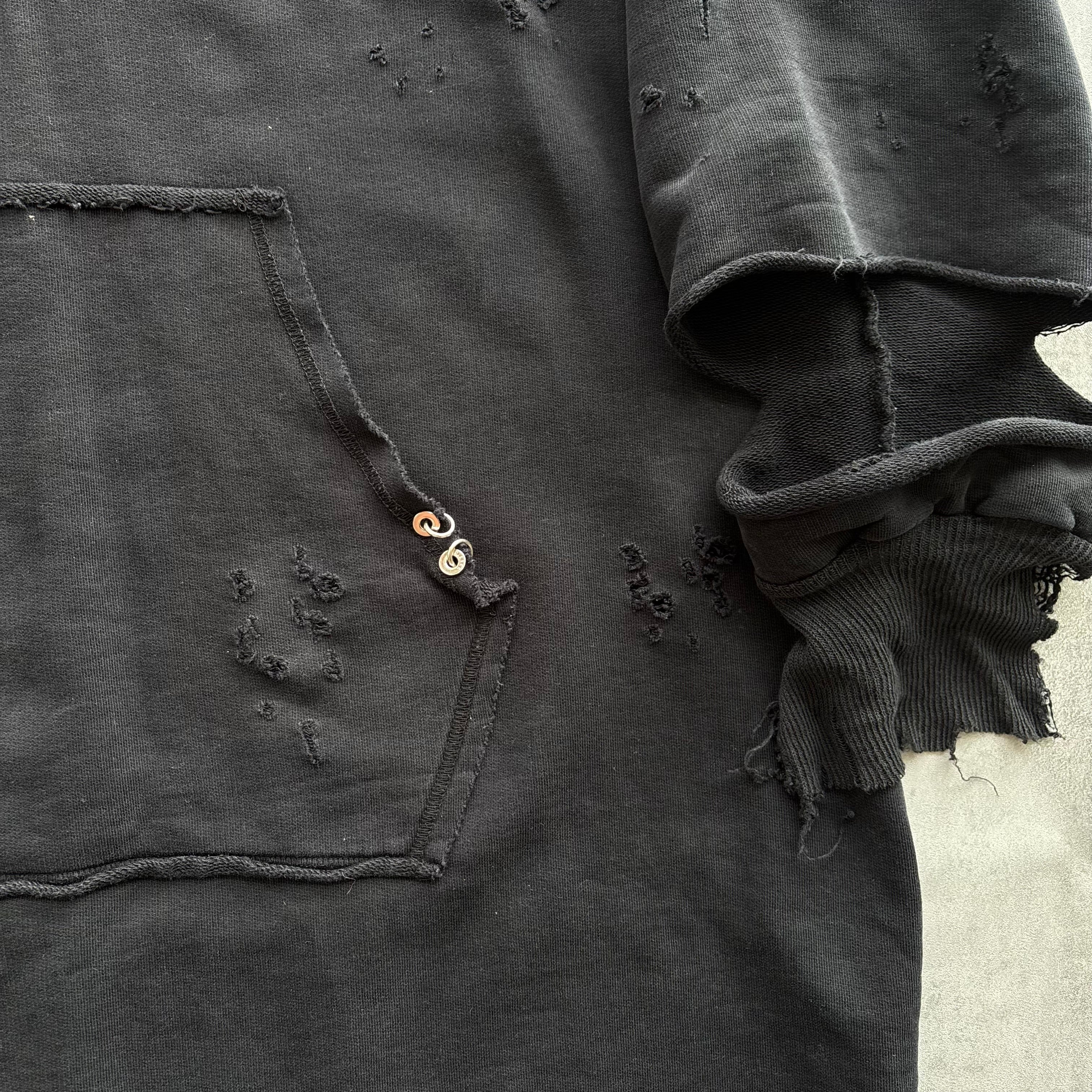 DIESEL DISTRESSED HOODIE