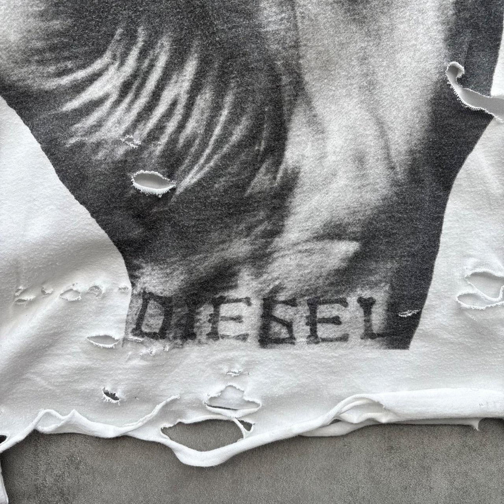 DIESEL DISTRESSED T-SHIRT