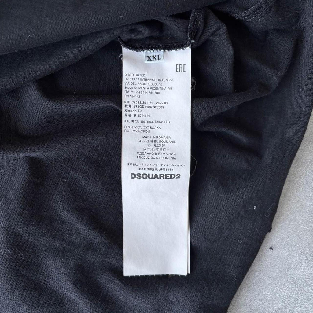 DSQUARED2 DISTRESSED T-SHIRT