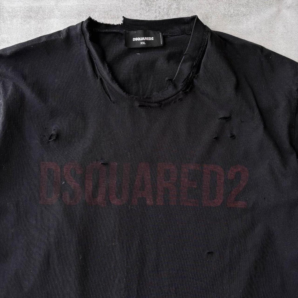 DSQUARED2 DISTRESSED T-SHIRT