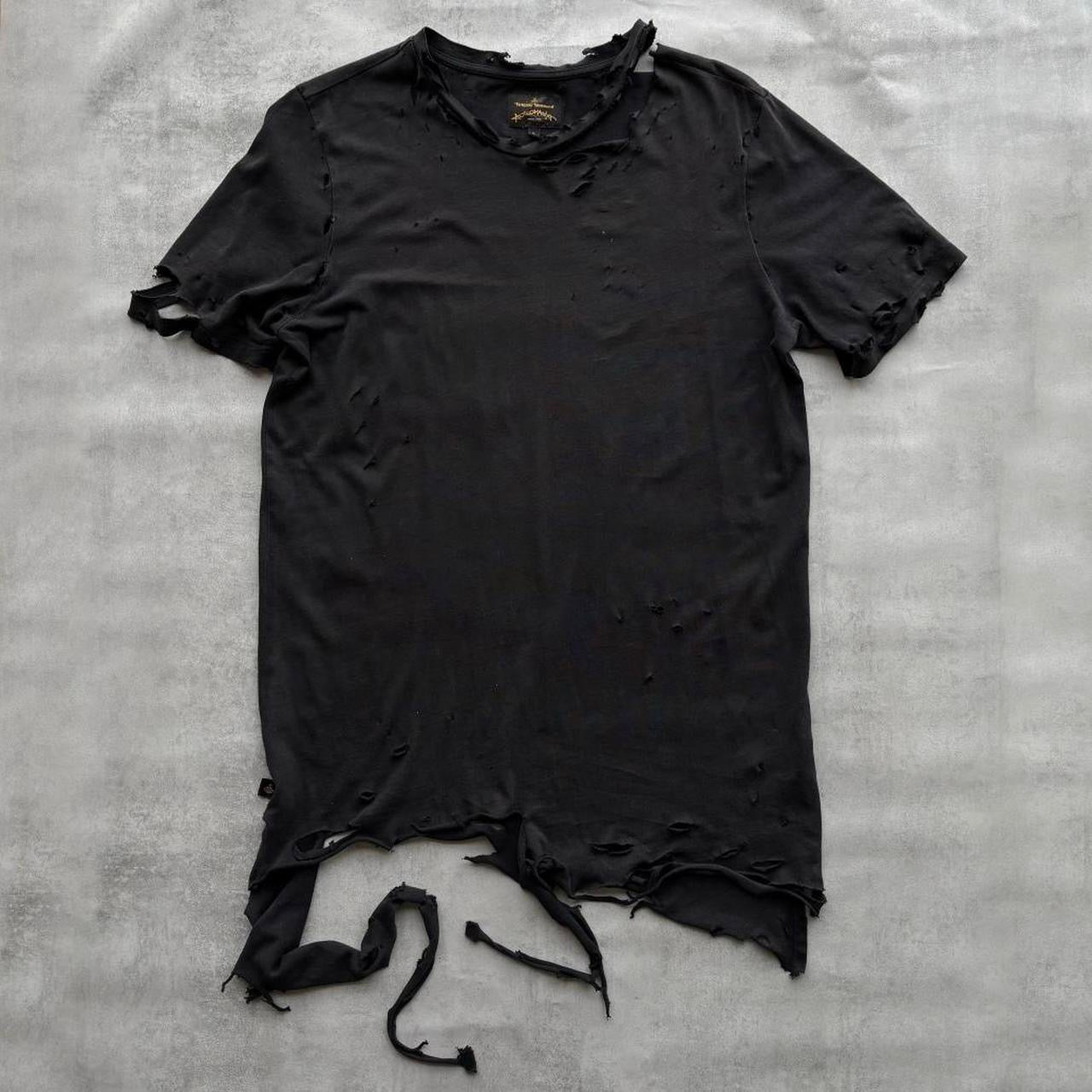 VIVIENNE WESTWOOD DISTRESSED T-SHIRT