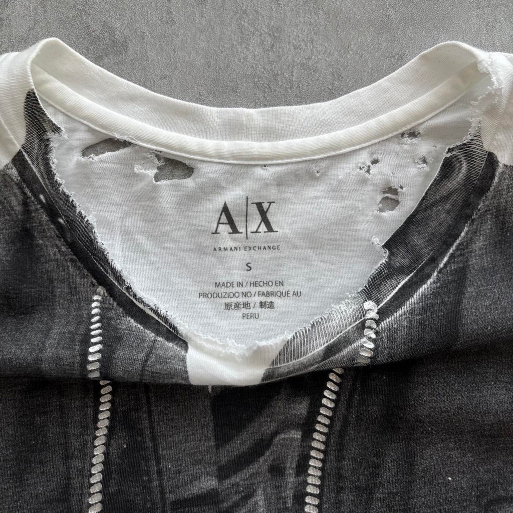 ARMANI DISTRESSED T-SHIRT