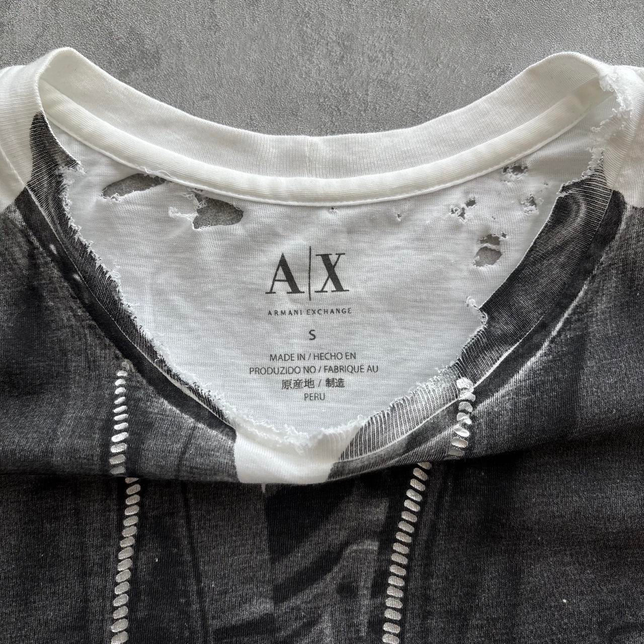 ARMANI DISTRESSED T-SHIRT