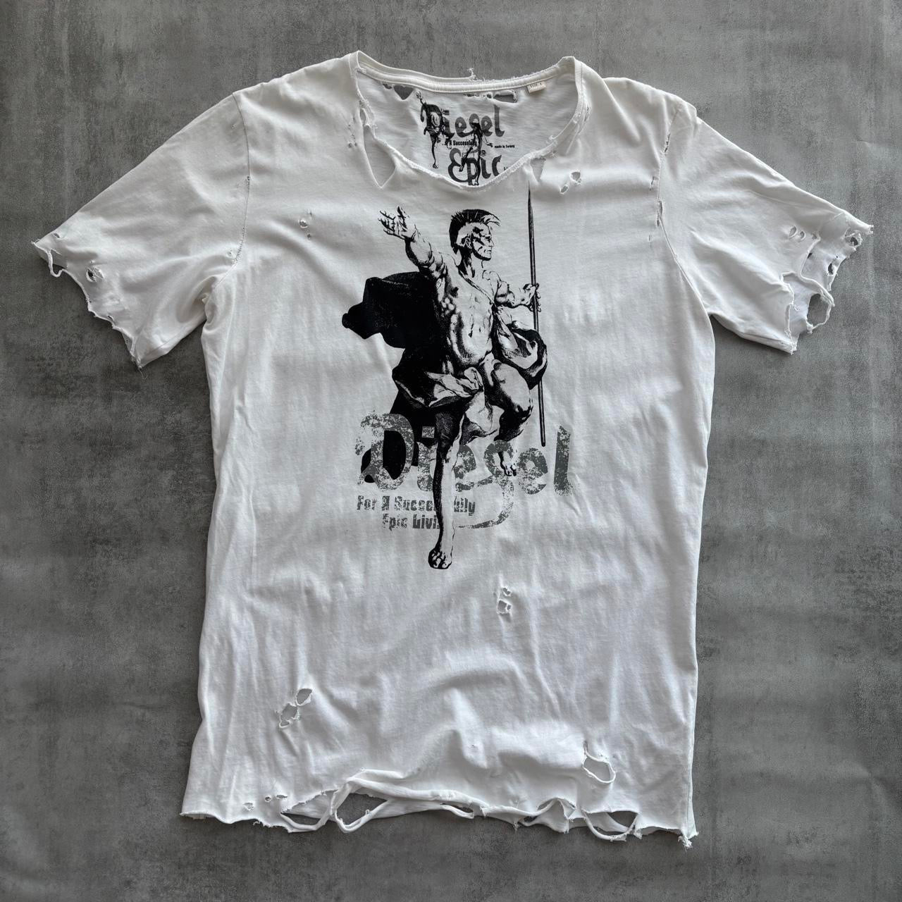 DIESEL DISTRESSED T-SHIRT