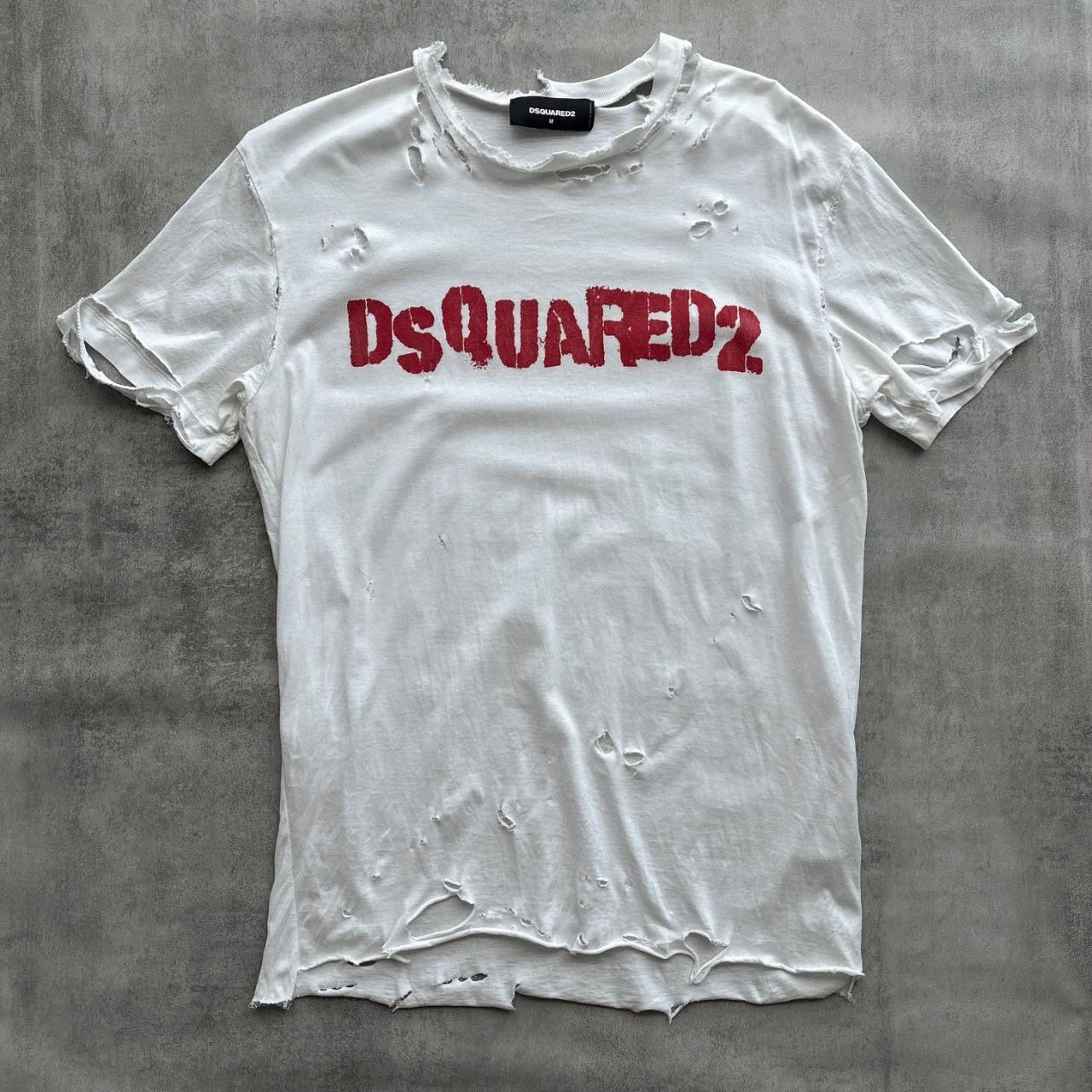 DSQUARED2 DISTRESSED T-SHIRT