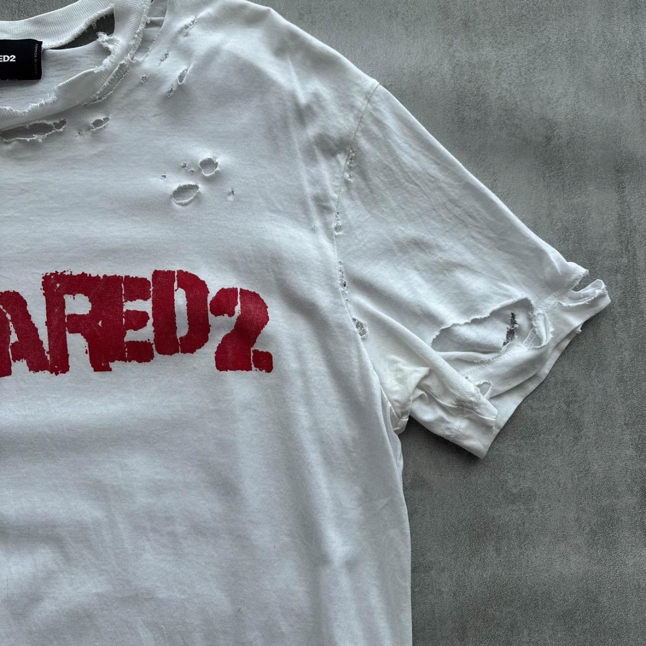 DSQUARED2 DISTRESSED T-SHIRT