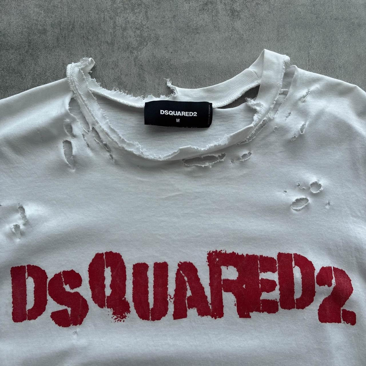 DSQUARED2 DISTRESSED T-SHIRT