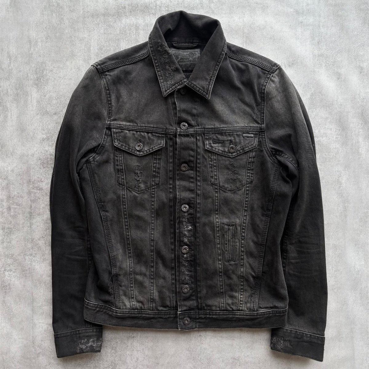 DIESEL DISTRESSED DENIM JACKET