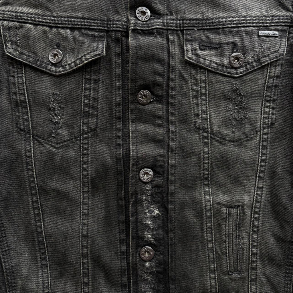 DIESEL DISTRESSED DENIM JACKET