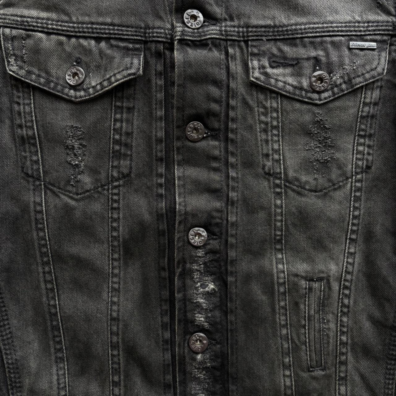 DIESEL DISTRESSED DENIM JACKET
