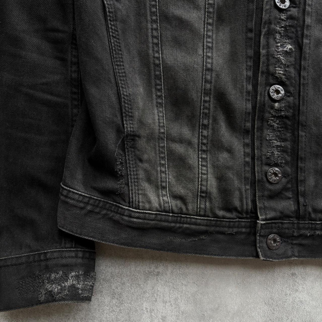 DIESEL DISTRESSED DENIM JACKET