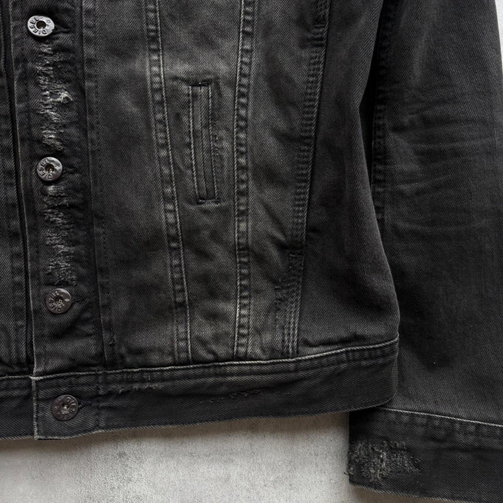 DIESEL DISTRESSED DENIM JACKET
