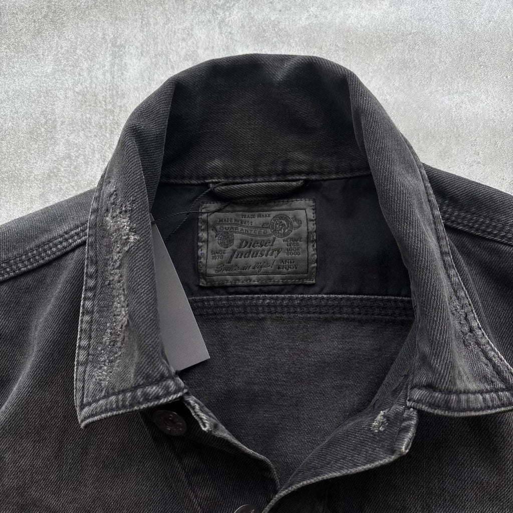 DIESEL DISTRESSED DENIM JACKET