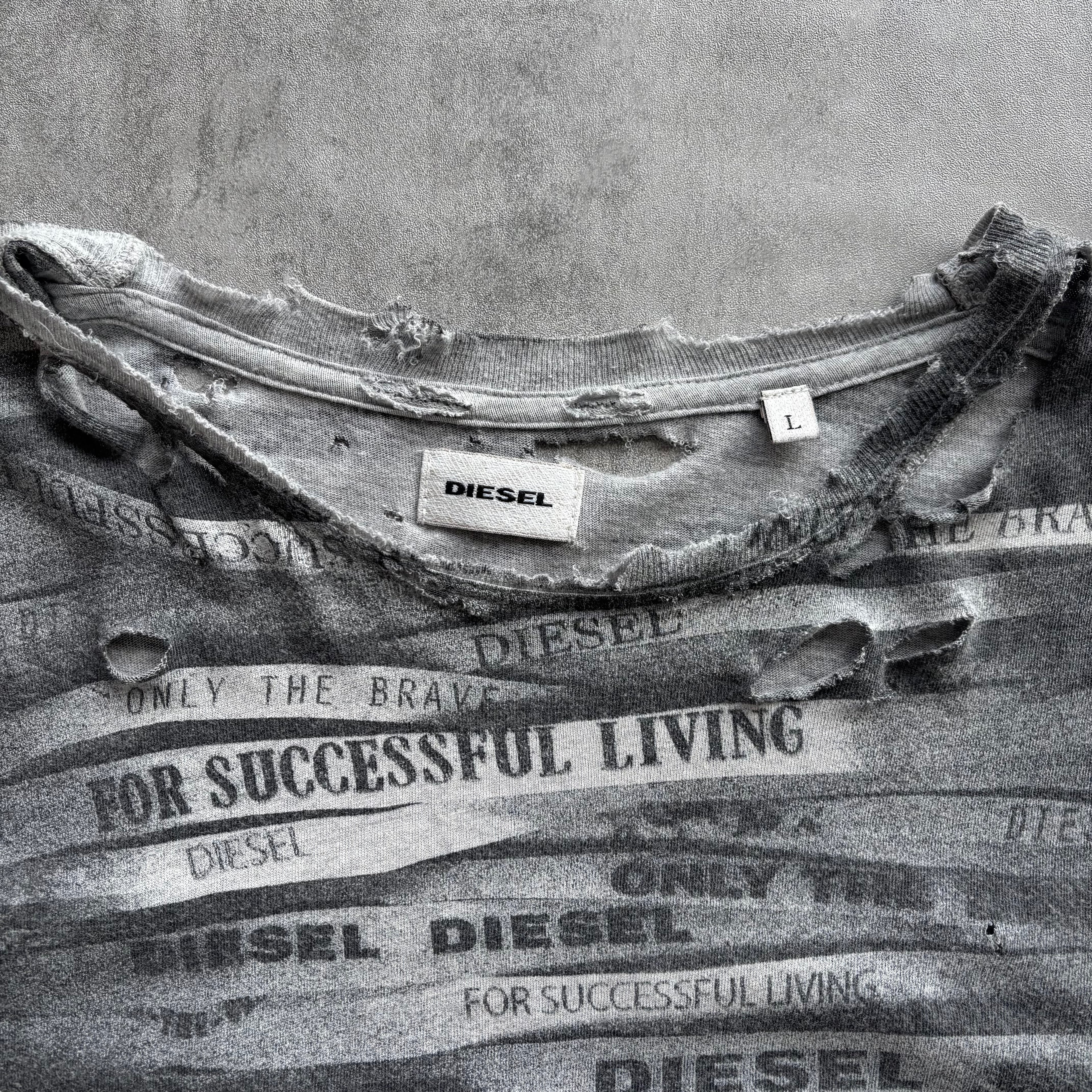 DISTRESSED DIESEL T-SHIRT