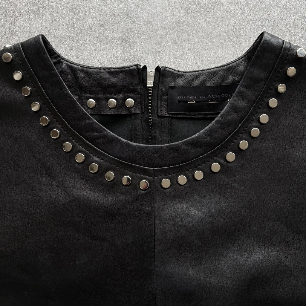 DIESEL BLACK GOLD FW15 LEATHER TOP