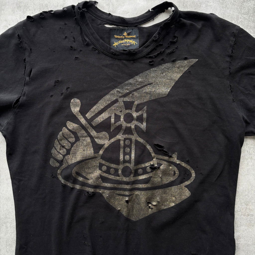 VIVIENNE WESTWOOD DISTRESSED T-SHIRT