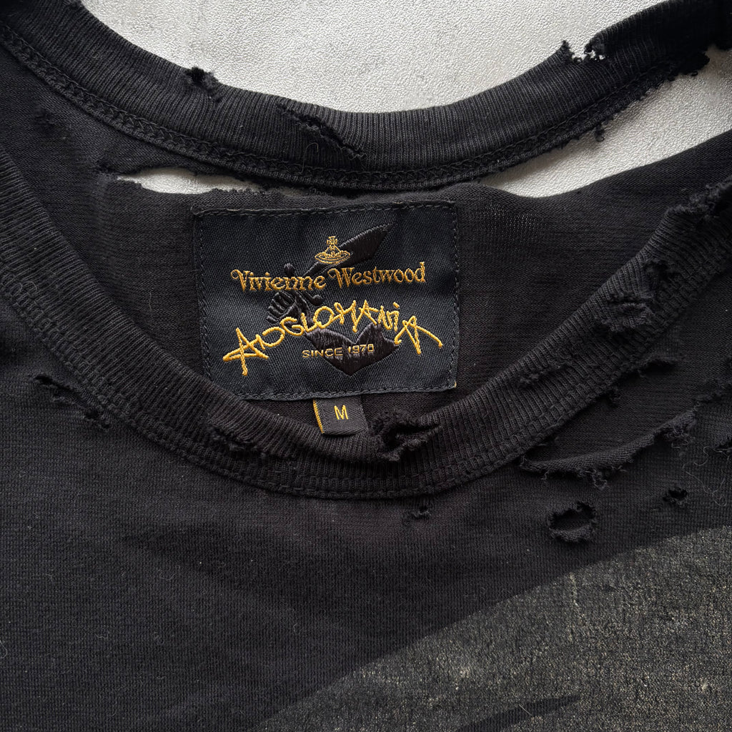 VIVIENNE WESTWOOD DISTRESSED T-SHIRT
