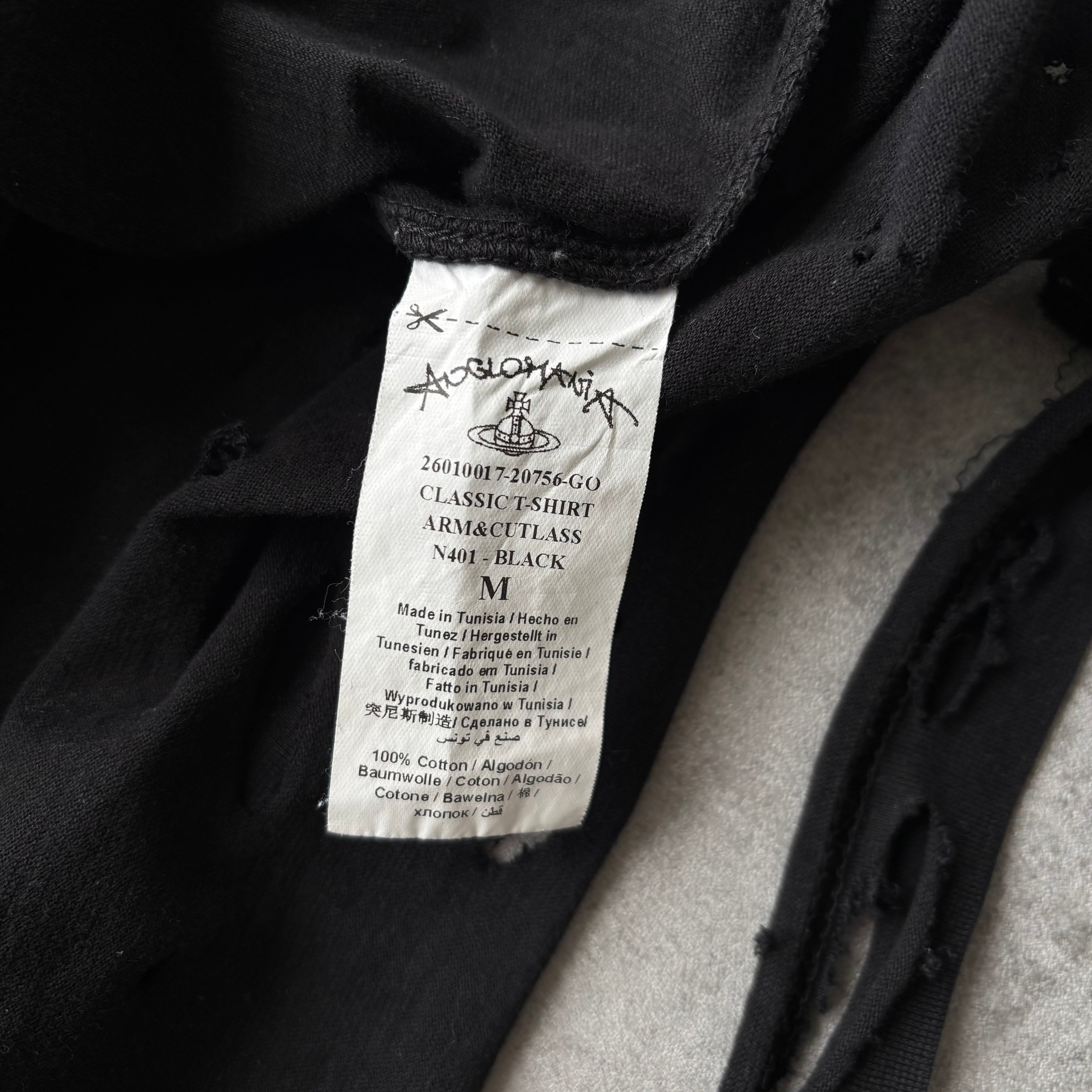 VIVIENNE WESTWOOD DISTRESSED T-SHIRT
