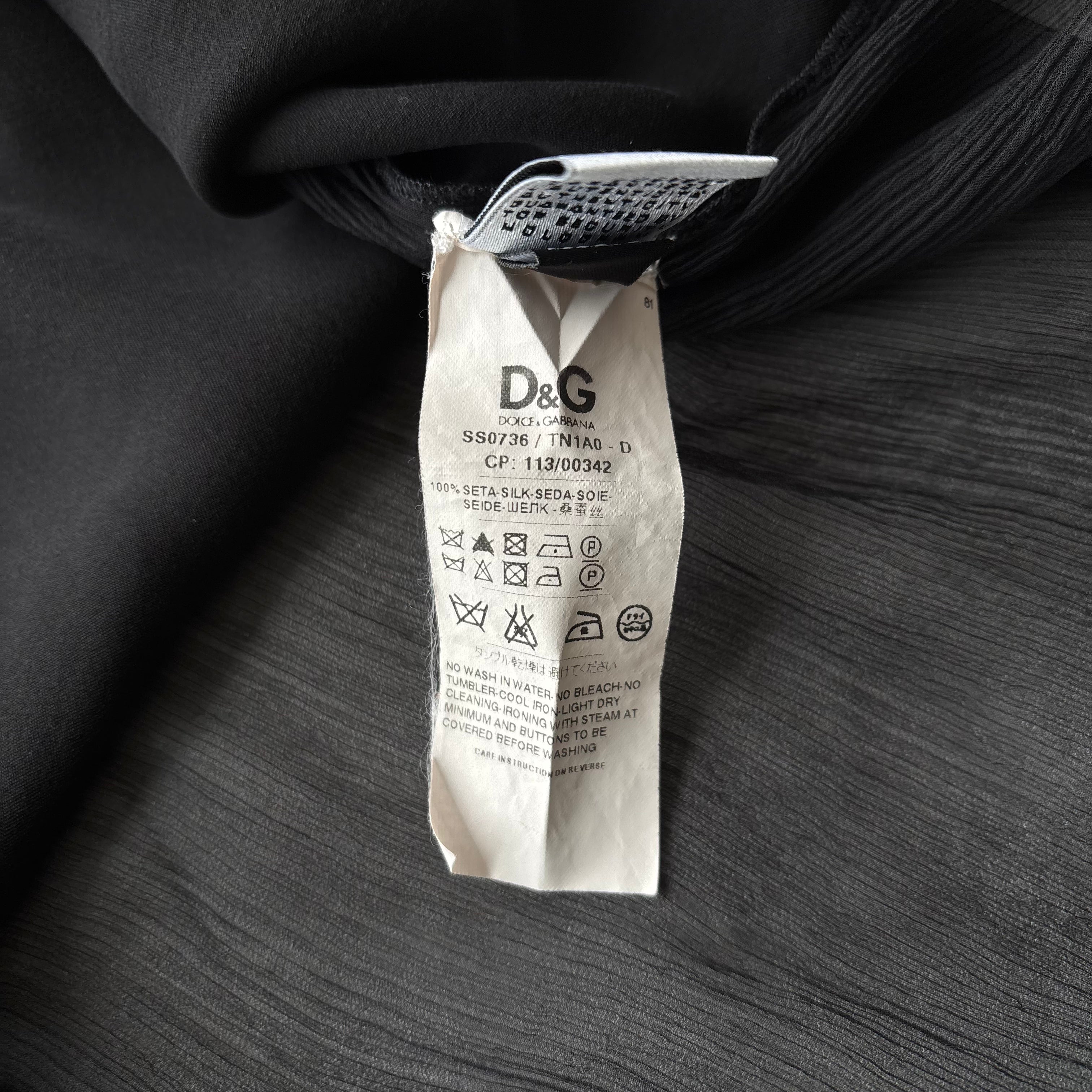 DOLCE & GABBANA SILK SHIRT