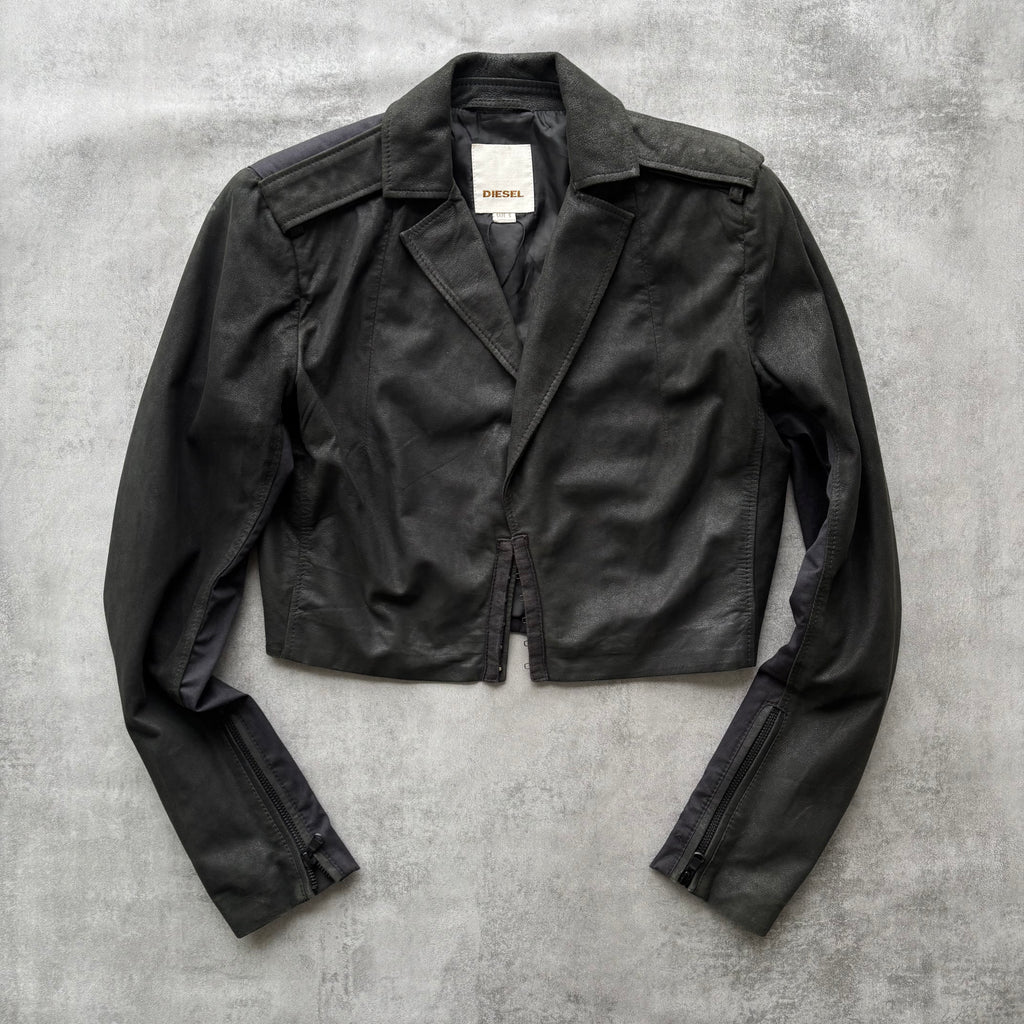 DIESEL LAMB LEATHER  JACKET