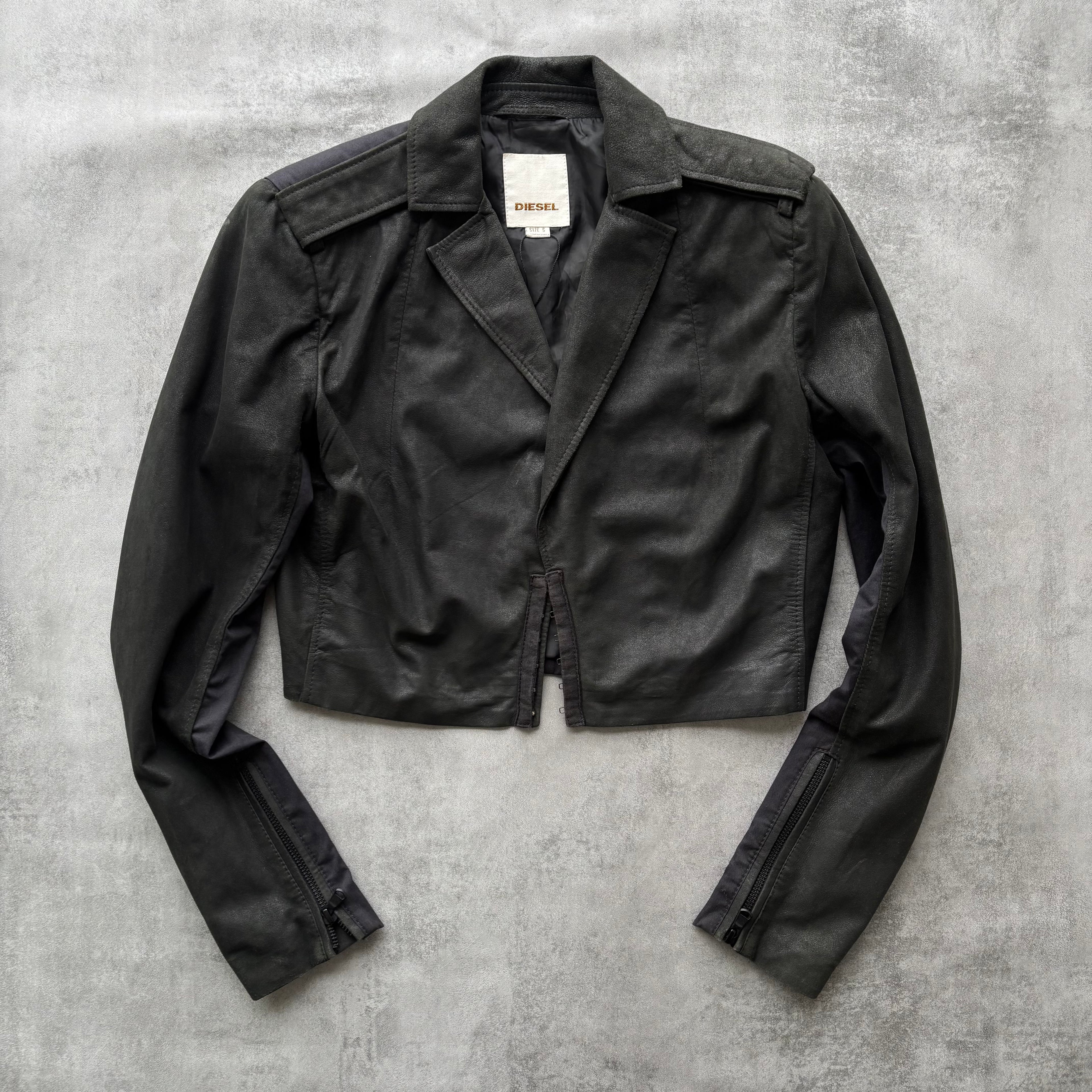 DIESEL LAMB LEATHER  JACKET
