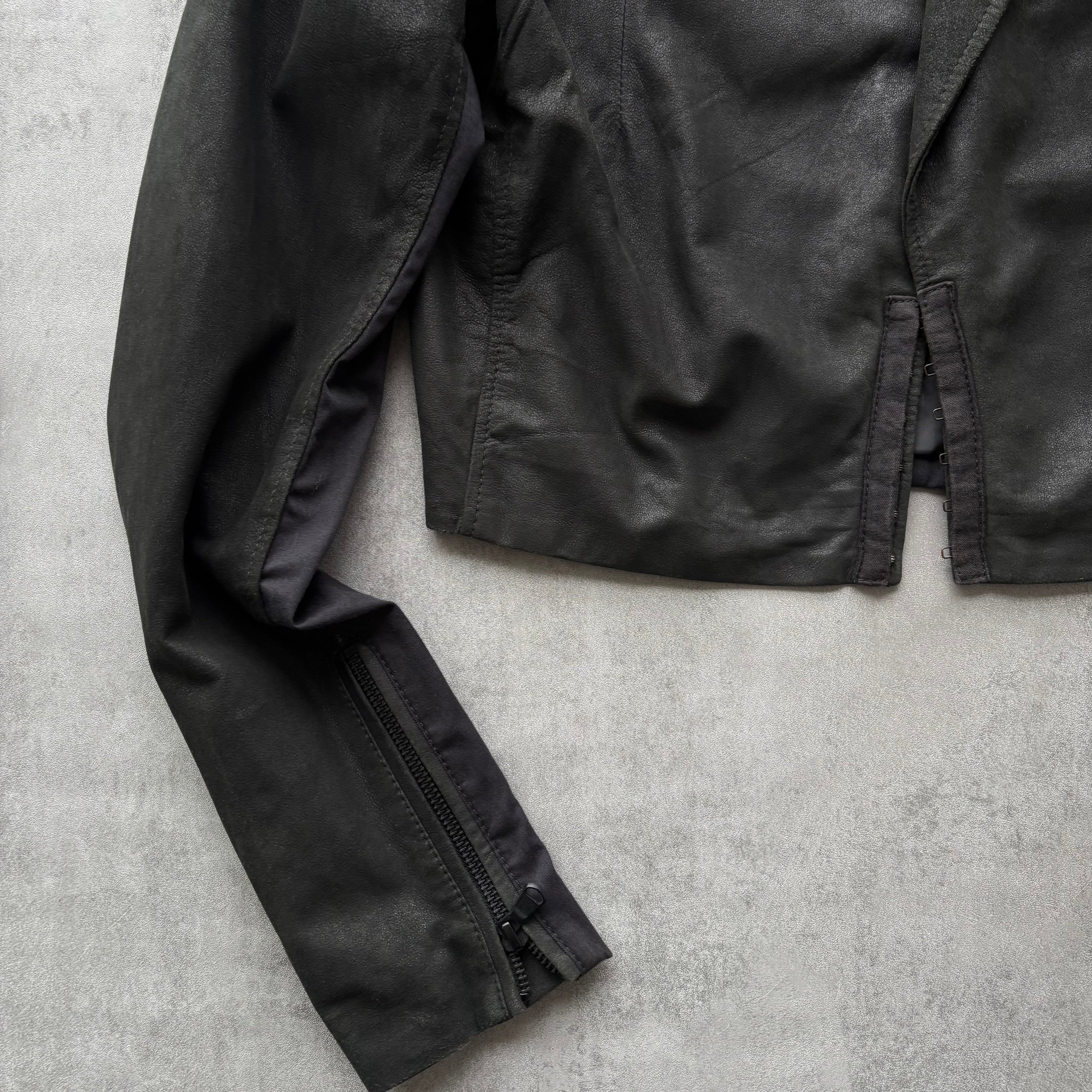 DIESEL LAMB LEATHER  JACKET