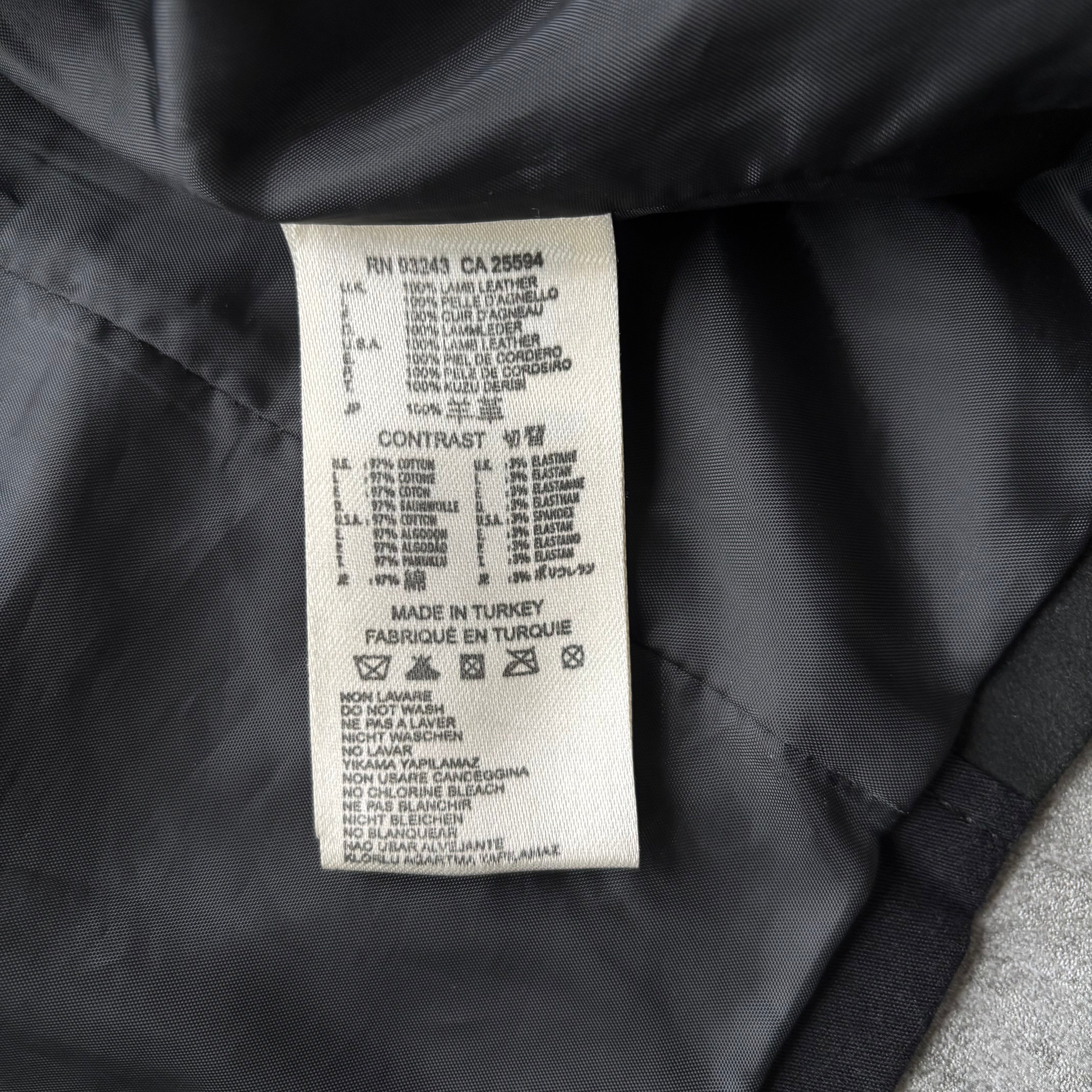 DIESEL LAMB LEATHER  JACKET