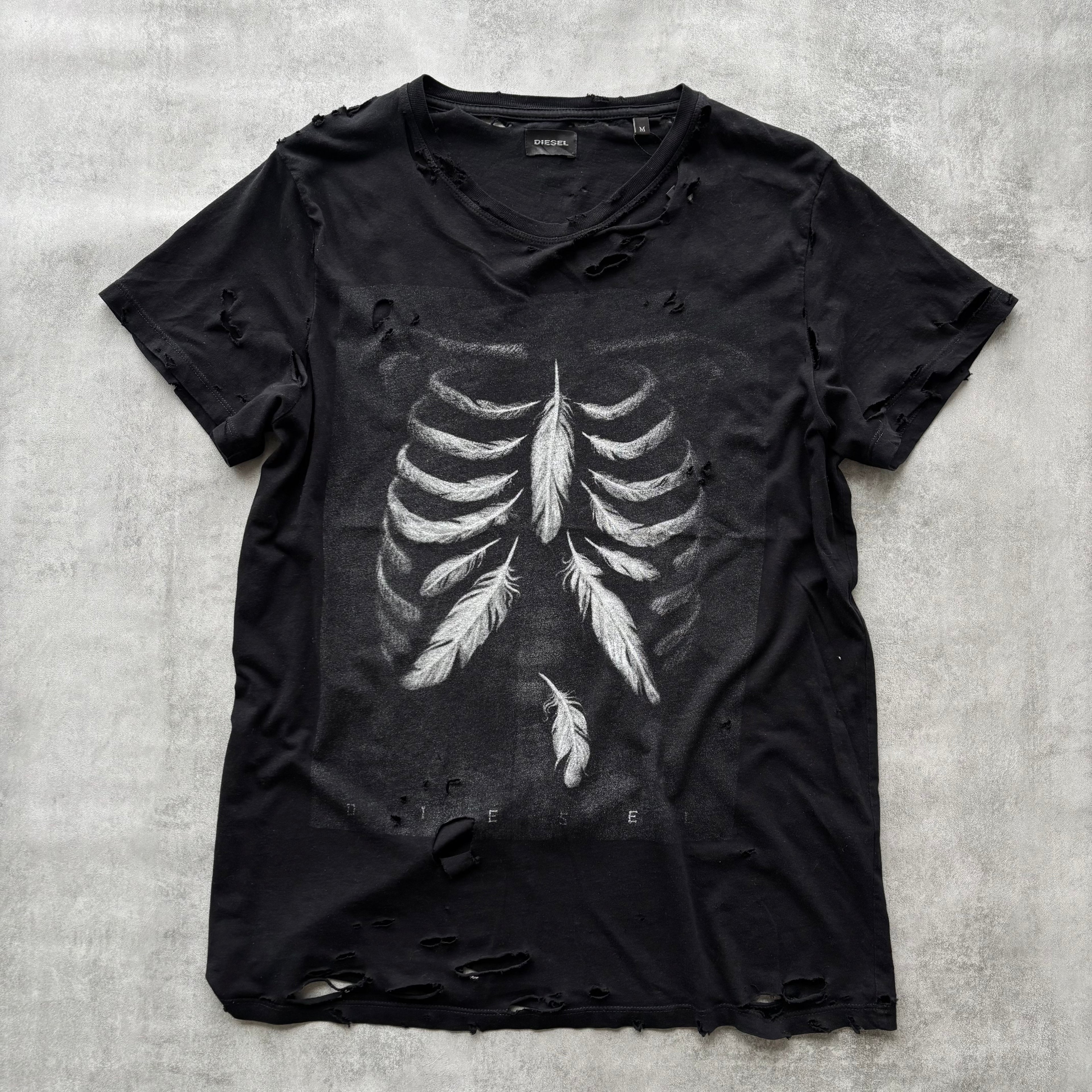 DIESEL DISTRESSED T SHIRT