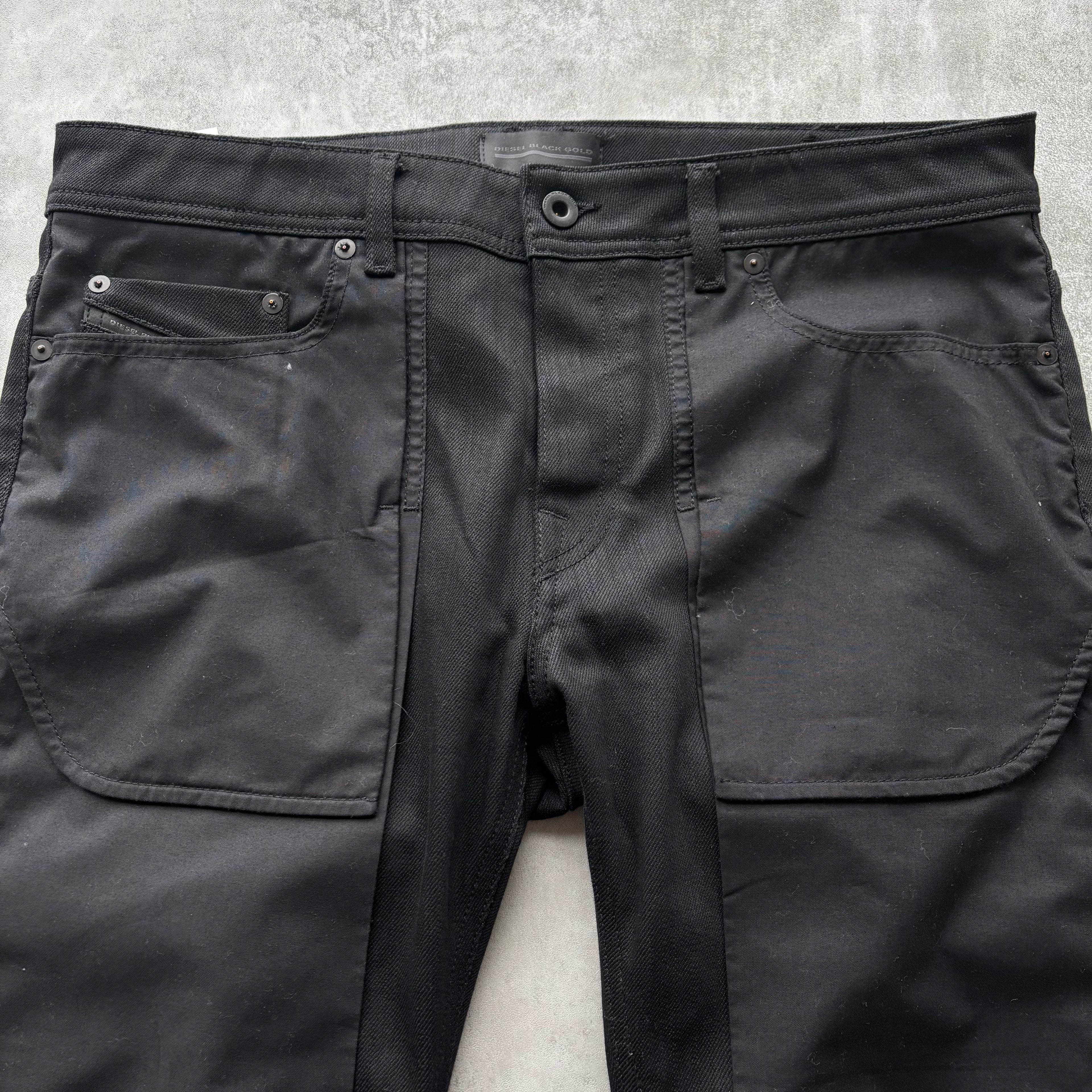 DIESEL BLACK GOLD LAYERED JEANS