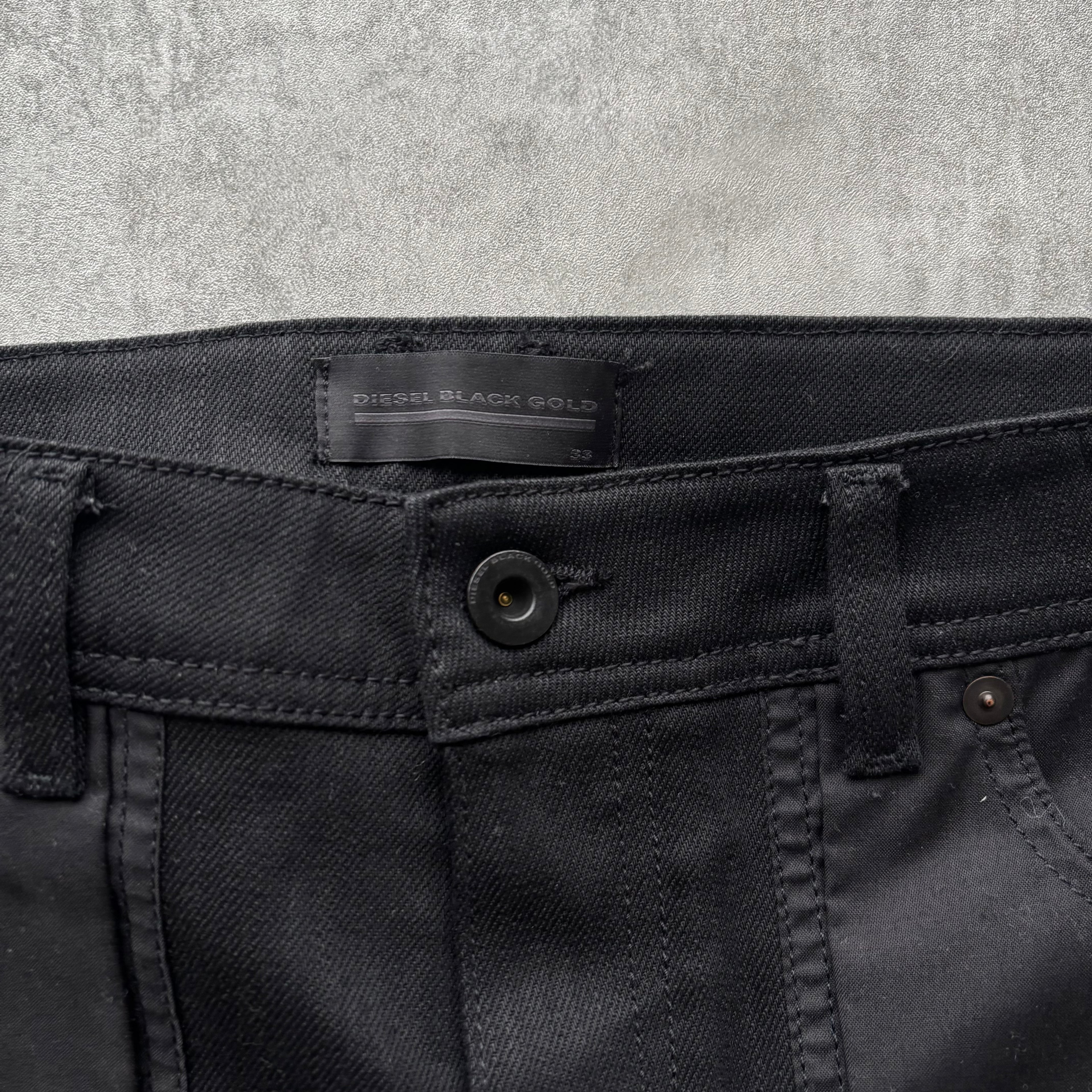 DIESEL BLACK GOLD LAYERED JEANS